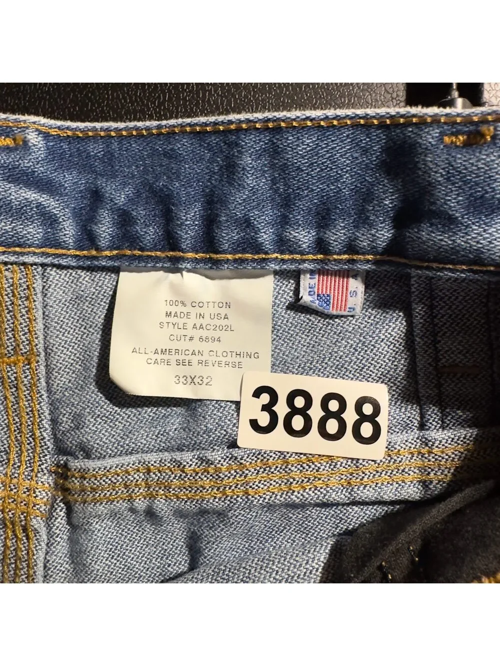 All-American Clothing Carpenter Jeans Mens 33x32 USA